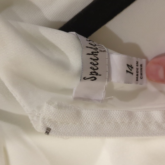 Macy's Girls WHITE dress 14 - Picture 8 of 9